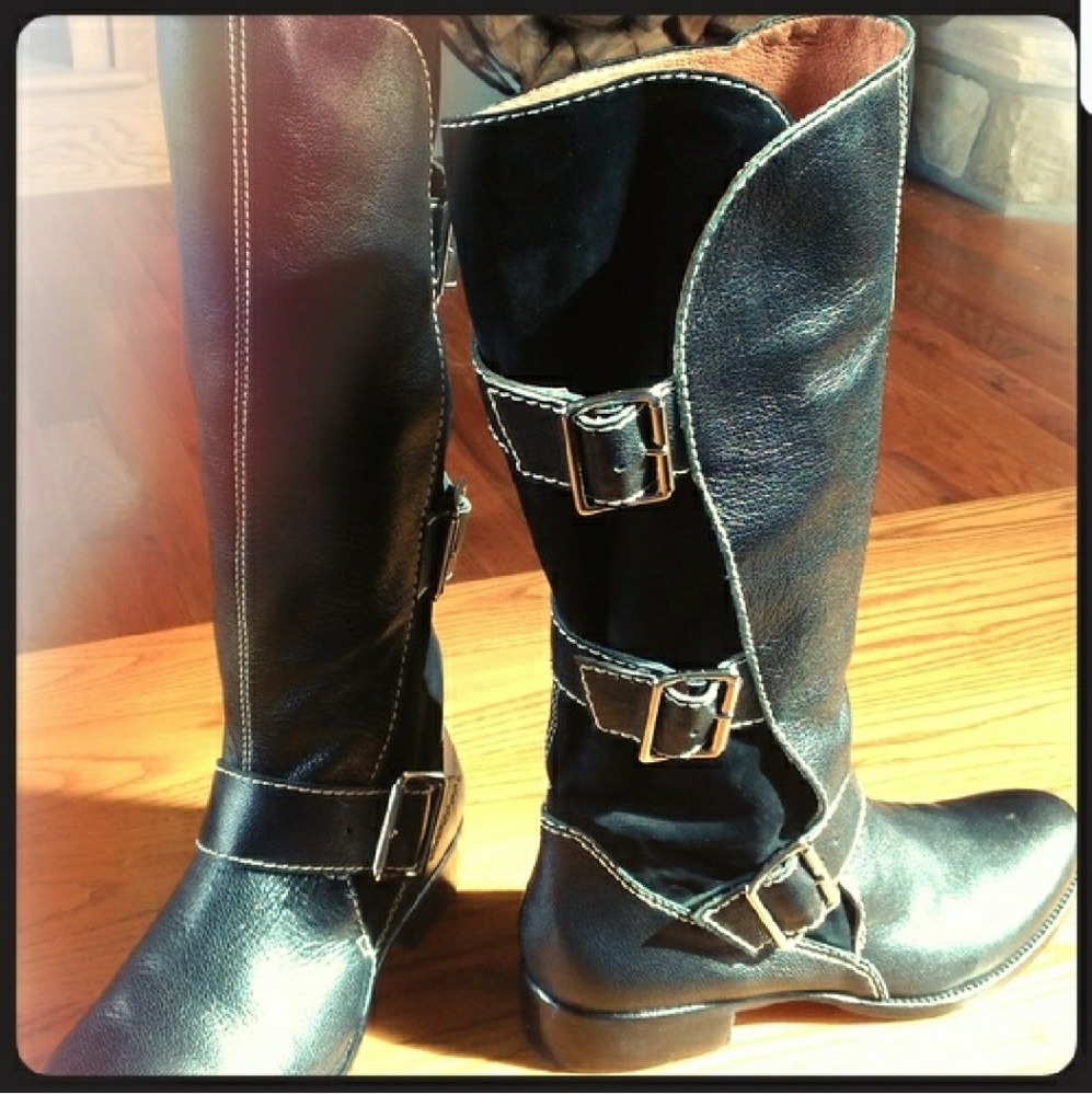 Corso Como leather / nubuck tall boots 7